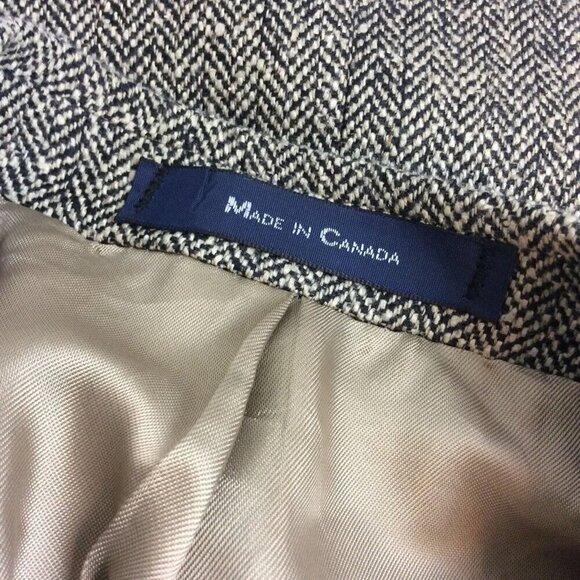 Ralph Lauren RRL Blazer Mens 42 Tall Sports Coat Herringbone Black Tan Silk Wool - Picture 5 of 8